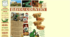 Desktop Screenshot of bayoucountry.com